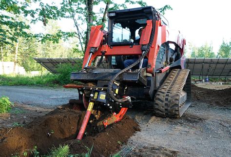 skid steer trencher manual